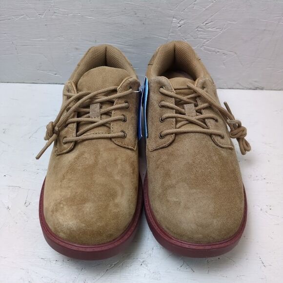 NEW Stride Rite Sz 4W Big Kid Murphy Brown Suede Leather Loafer Memory Foam Lite - Picture 2 of 10